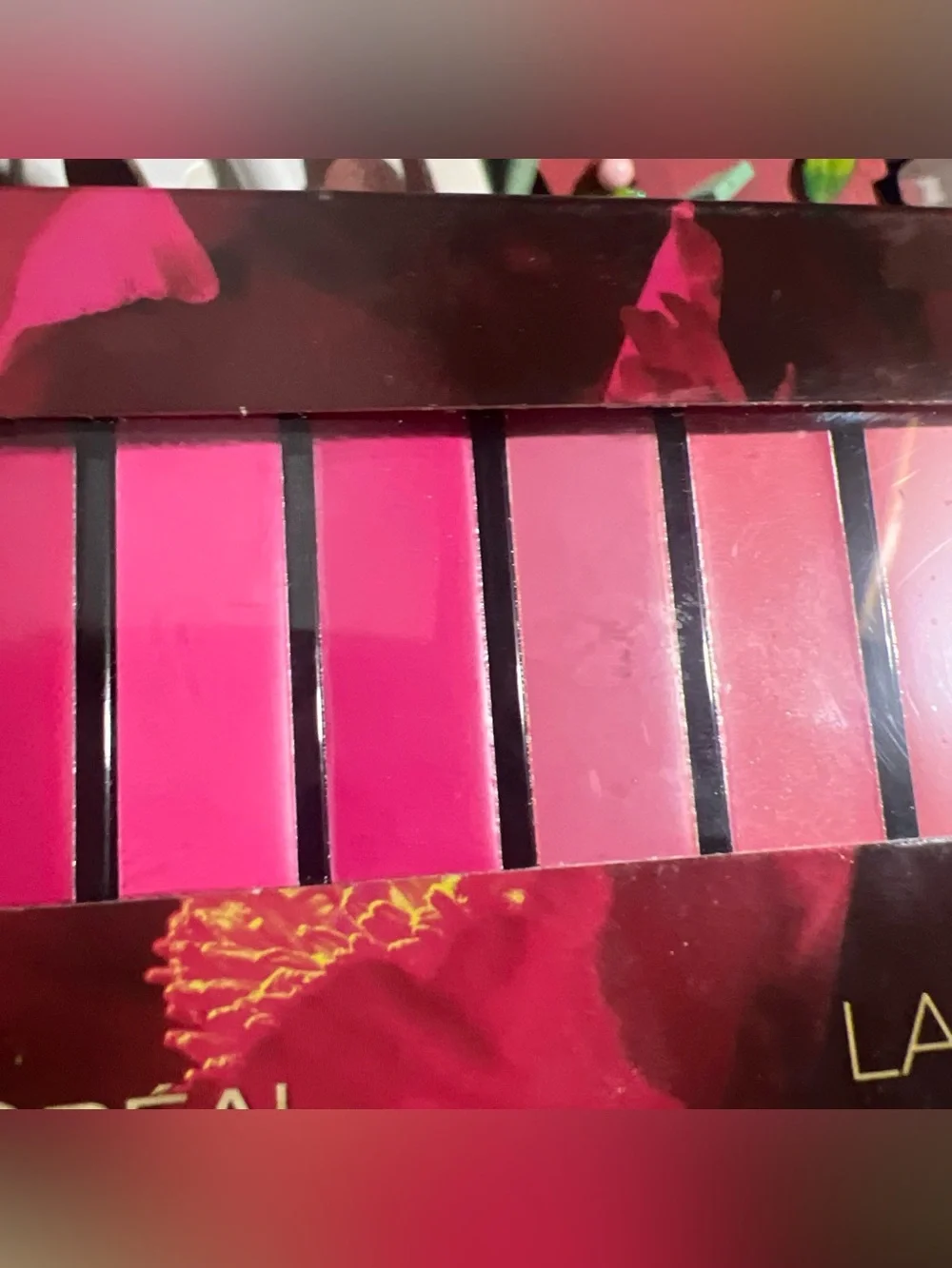 Loreal La Palette Lip 8-Pan Lipcolor Palette, Pink 01
